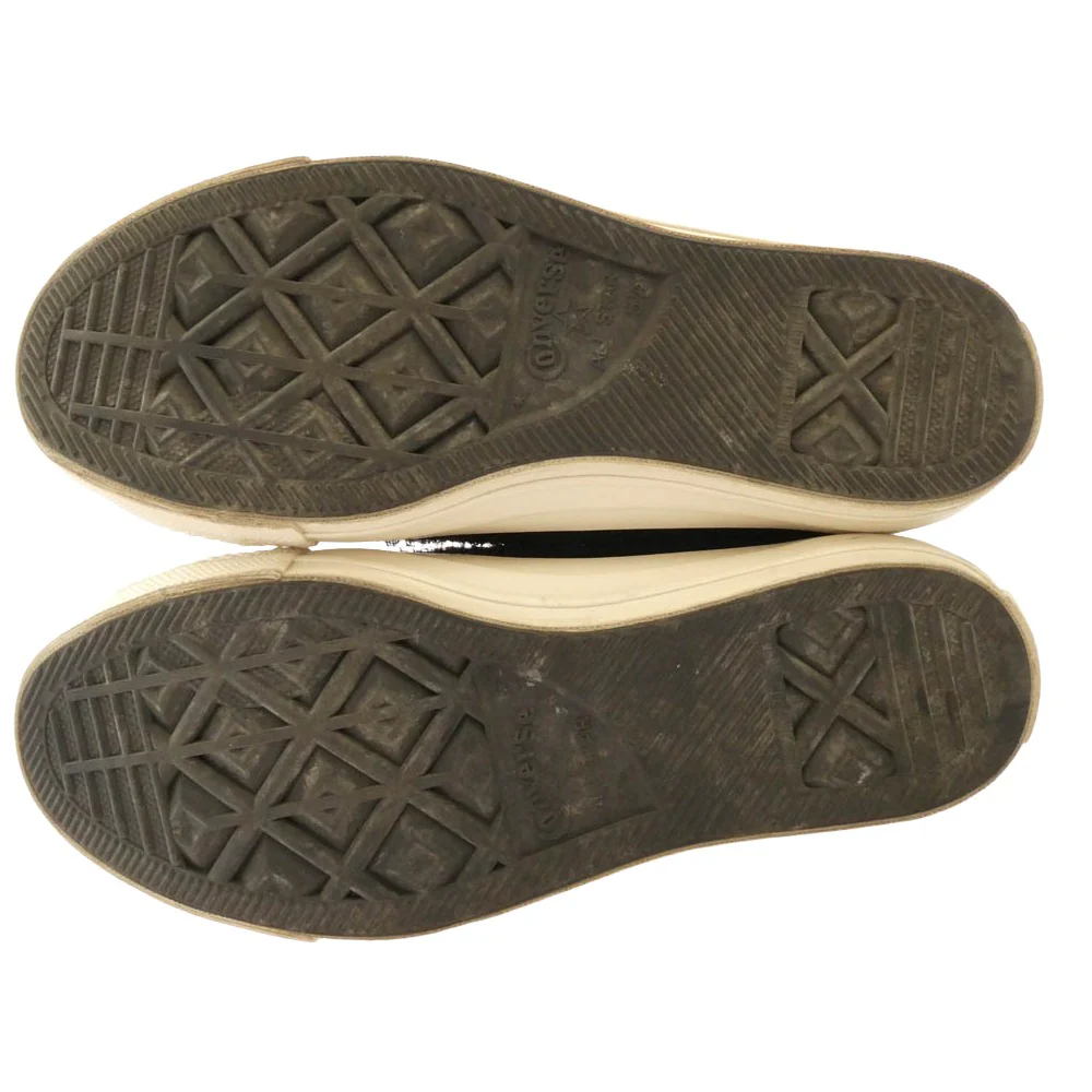 CONVERSE コンバース 1SD239 x SINME シンメ ALL STAR US Z HI サイドジップ ハイカット スニーカー ブラック系 24.5cm【中古】 - Image 6