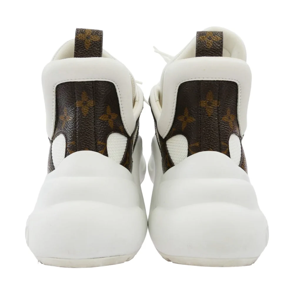 LOUIS VUITTON ルイ・ヴィトン LV モノグラム アークライト スニーカー ホワイト系 36【中古】 - Image 3