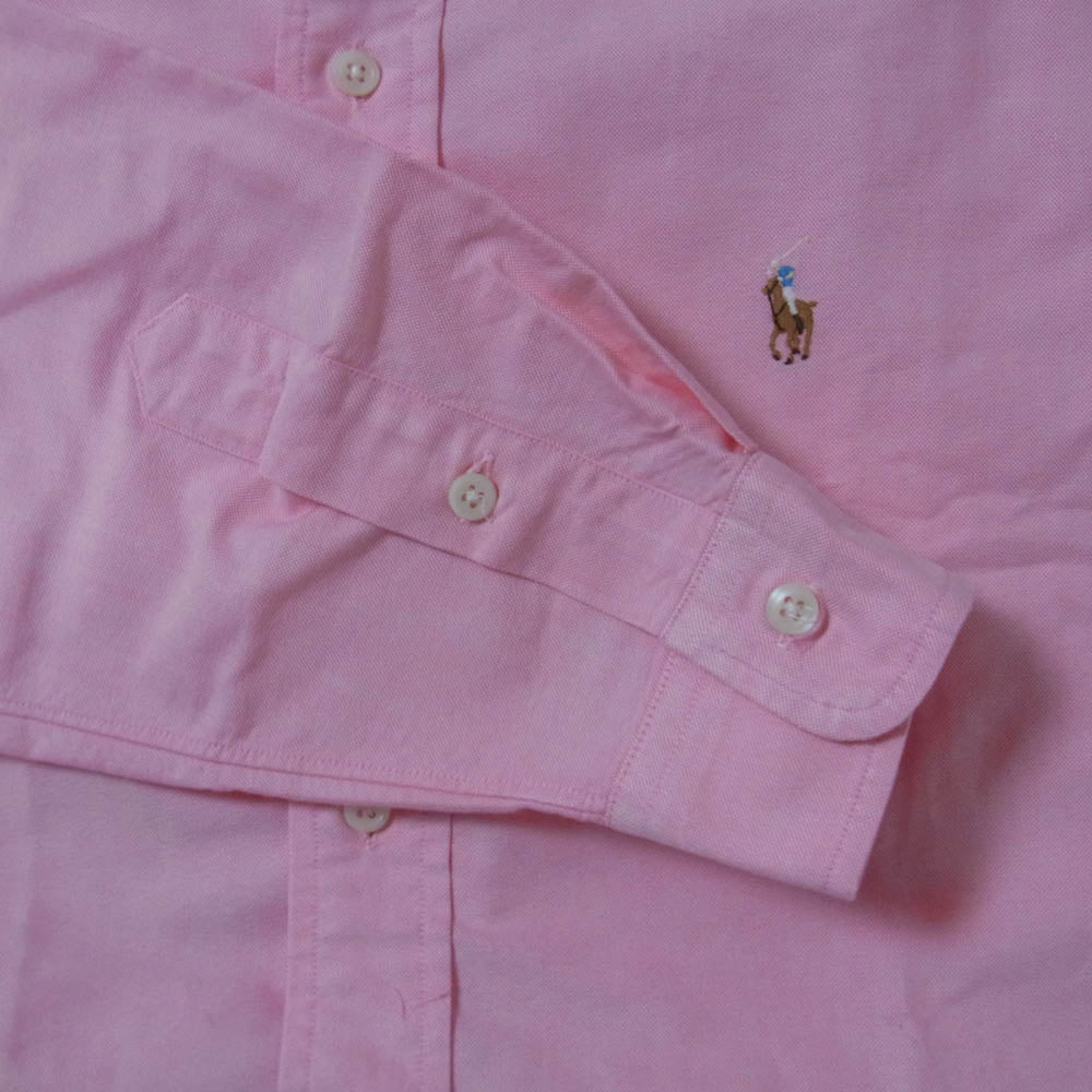 RALPH LAUREN ラルフローレン YARMOUTH 長袖 シャツ ピンク系 41-84【中古】 - Image 4