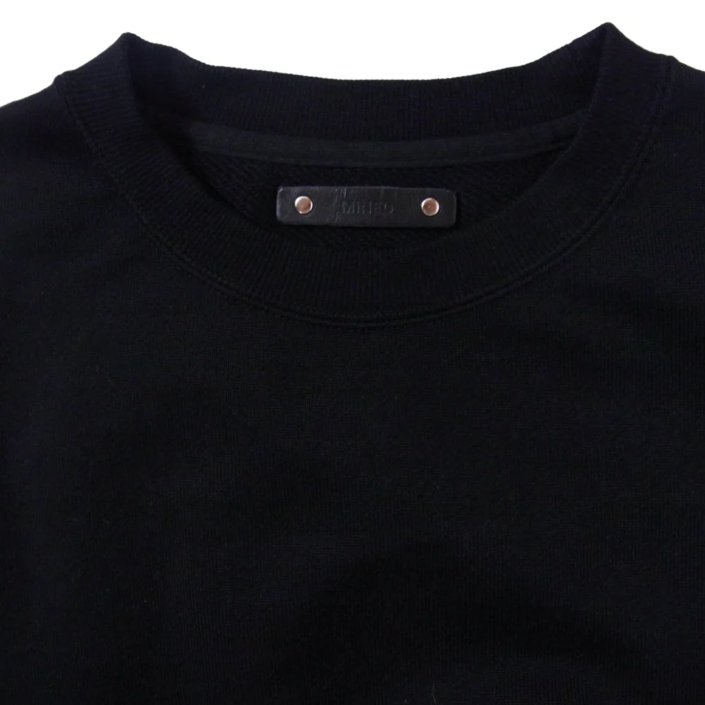 MINEDENIM マインデニム 2403-6005-99-M2 CREWNECK SWEATSHIR クルーネック スウェット シャツ ブラック系 M【中古】 - Image 3