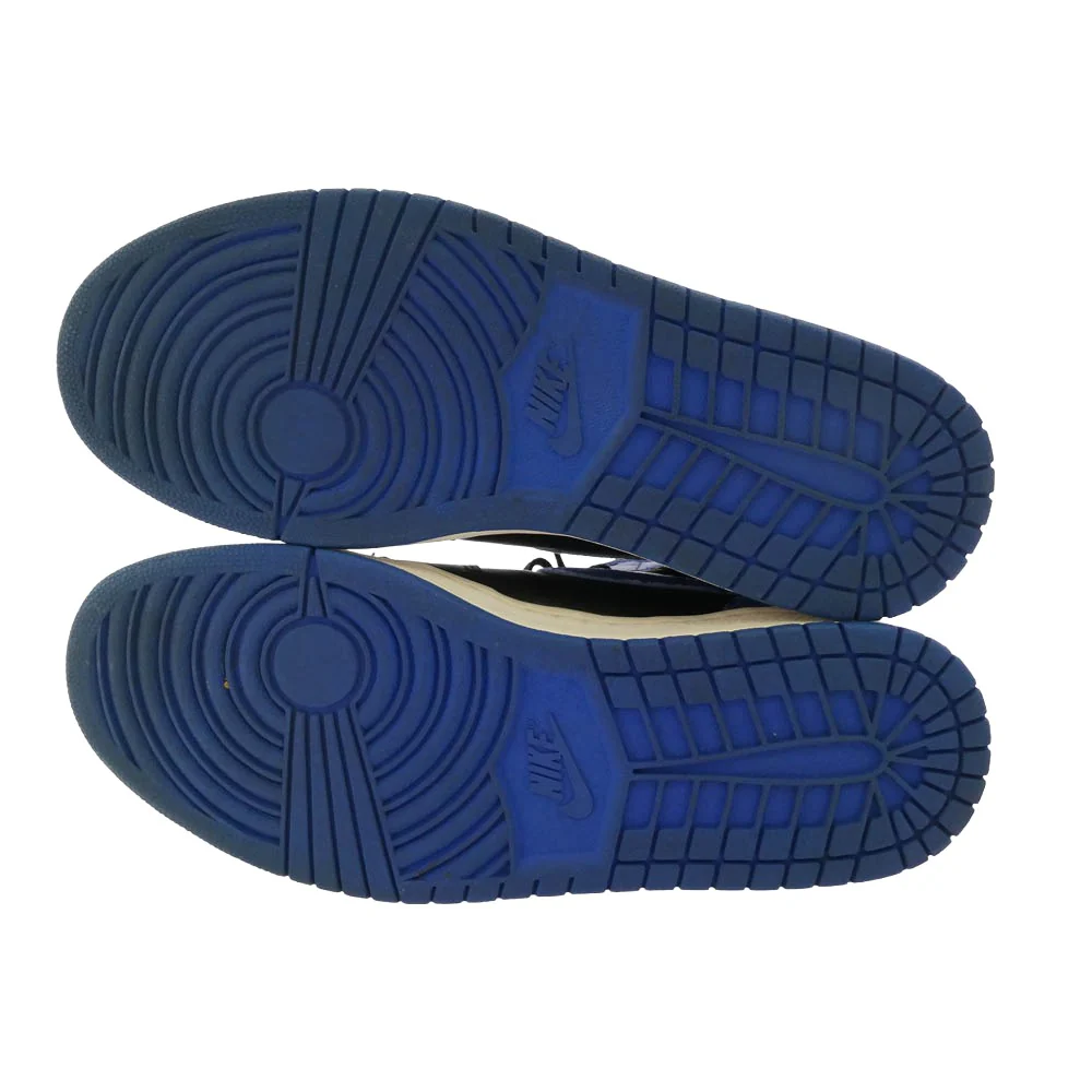 NIKE ナイキ 136066-041 2001年製 Air Jordan 1 Retro High Royal エアジョーダン 1 レトロ ロイヤル ハイカット スニーカー ブラック系 ブルー系 28cm【中古】 - Image 6
