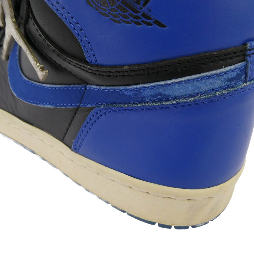 NIKE ナイキ 136066-041 2001年製 Air Jordan 1 Retro High Royal エアジョーダン 1 レトロ ロイヤル ハイカット スニーカー ブラック系 ブルー系 28cm【中古】 - Image 8