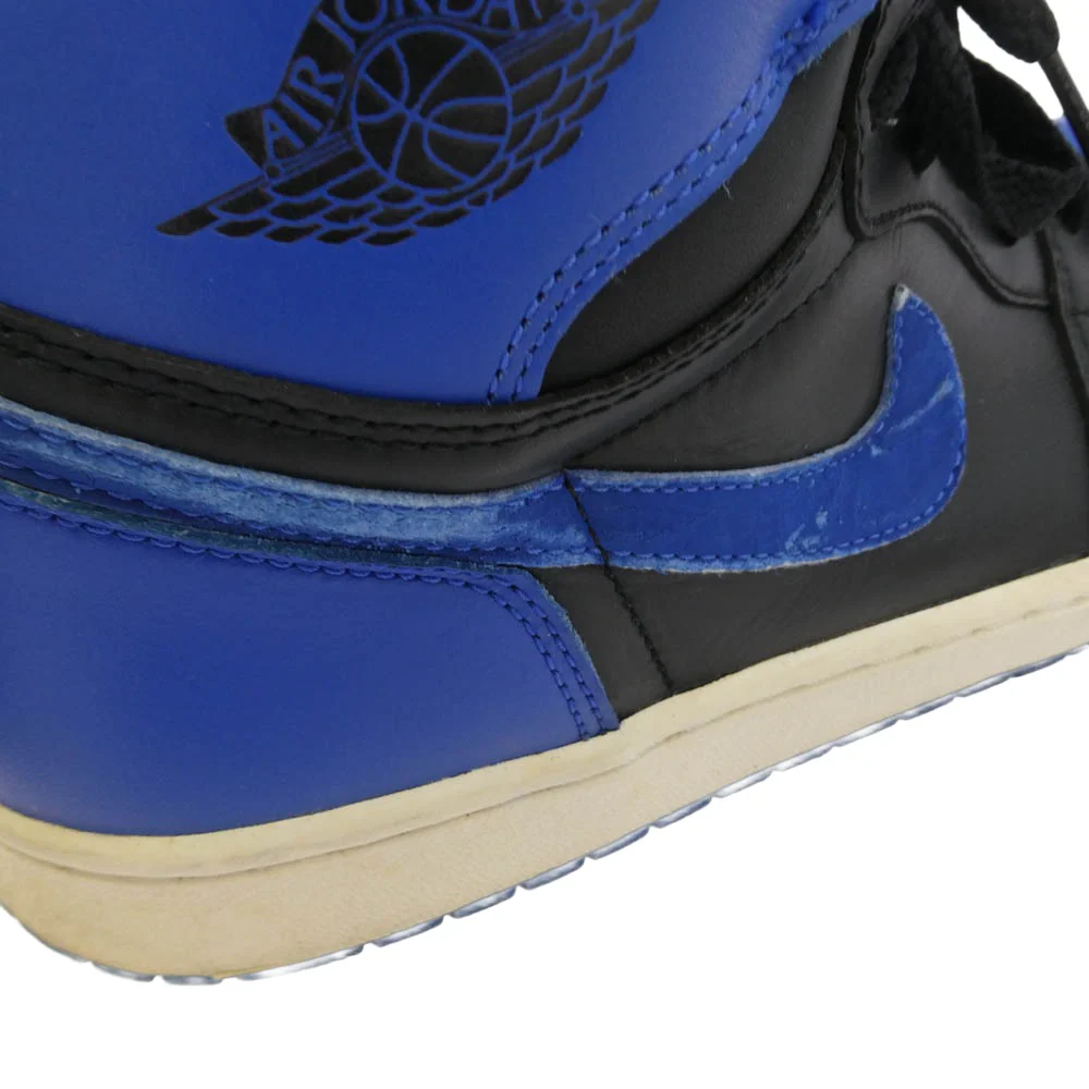 NIKE ナイキ 136066-041 2001年製 Air Jordan 1 Retro High Royal エアジョーダン 1 レトロ ロイヤル ハイカット スニーカー ブラック系 ブルー系 28cm【中古】 - Image 9