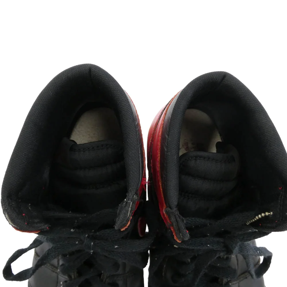 NIKE ナイキ 130207-061 1994年製 Air Jordan 1 High Bred エアジョーダン 1 ブレッド ハイカット スニーカー ブラック系 レッド系 28cm【中古】 - Image 5