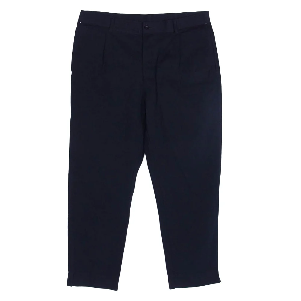 カヴァル コットン タック パンツ ネイビー系 M【中古】