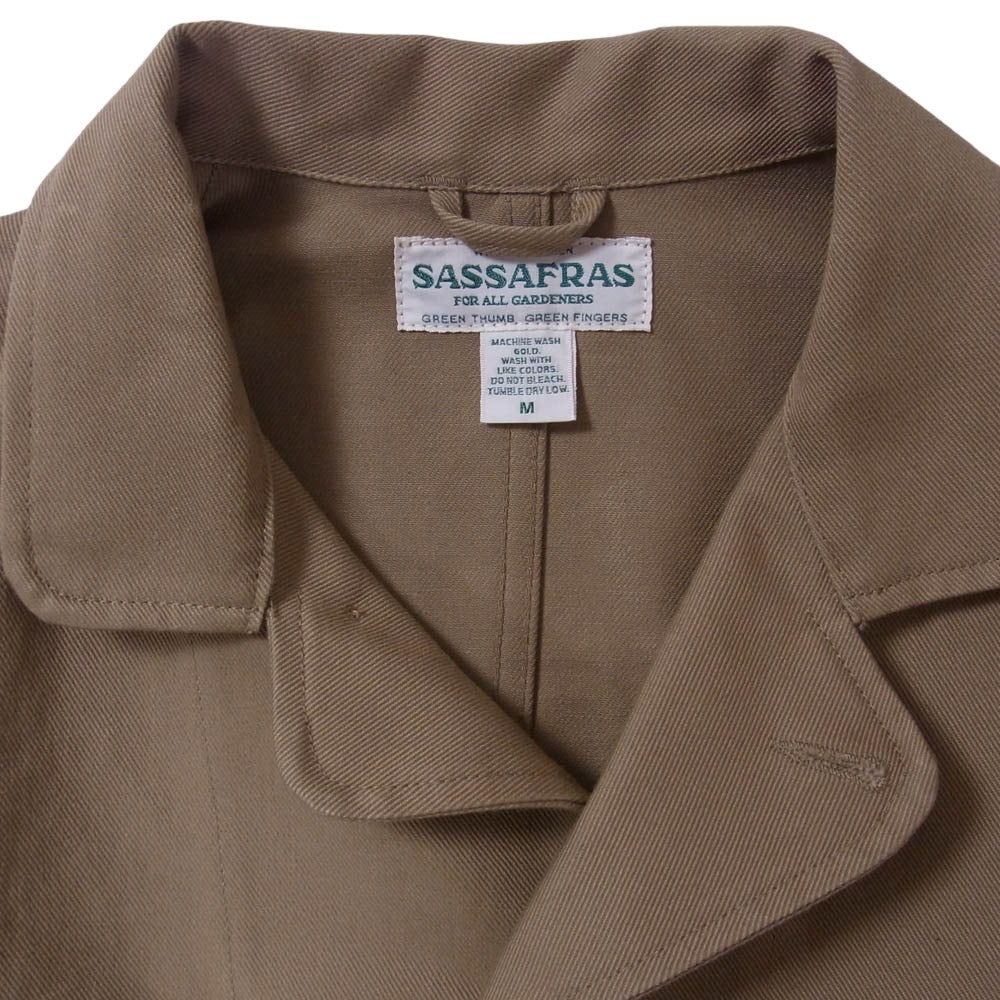 SASAFRAS ササフラス Sprayer Jacket スプレイヤー ジャケット カバーオール ベージュ系 M【中古】 - Image 3