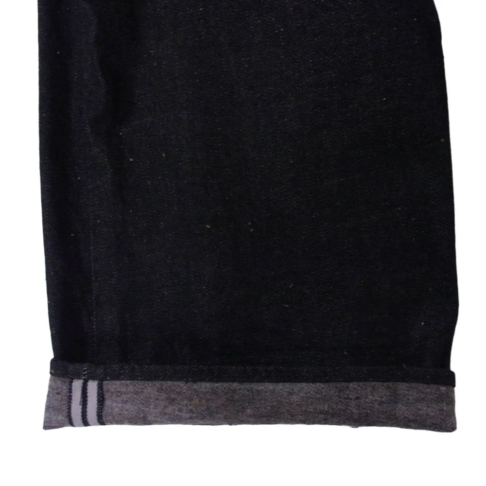 モチーフエムエフジー 23AW 2タック ボタンフライ デニム パンツ ブラック系 34【中古】 - Image 5