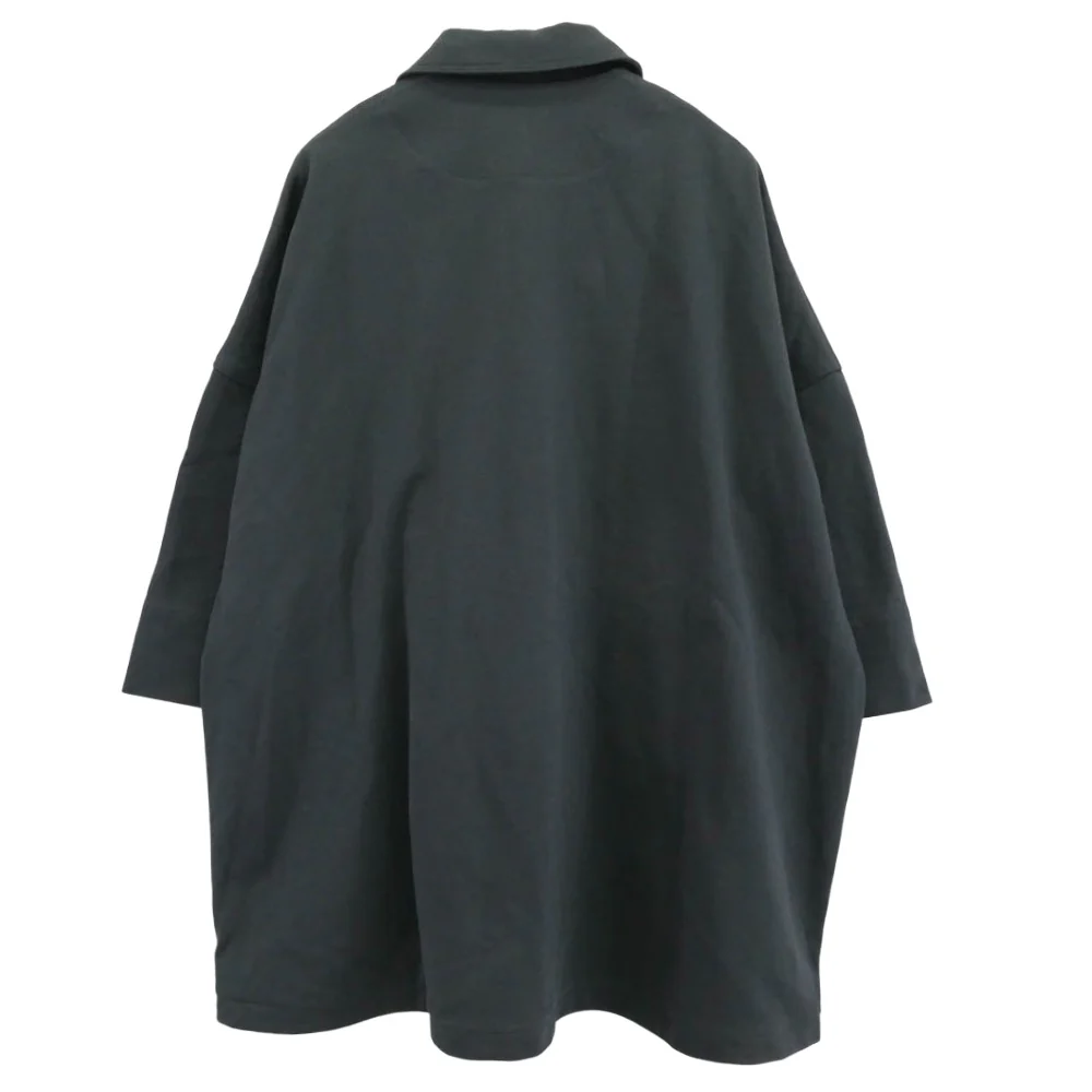 ハッピーソース HSJ003 BIG SILHOUETTE SWEAT COAT ビッグシルエット スウェット コート ダークグレー系 M【中古】 - Image 2