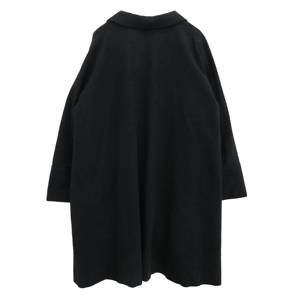 カヴァル A-line over coat Aライン ウール カシミア オーバーコート ネイビー系 M【中古】 - Image 2