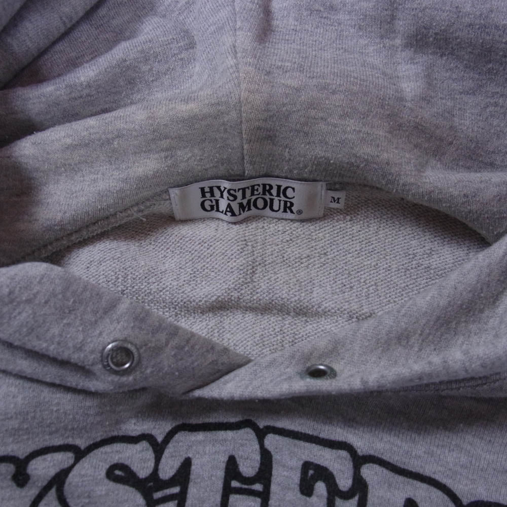 HYSTERIC GLAMOUR ヒステリックグラマー 0221CF09 ROCK ME BABY プルオーバー パーカー グレー系 M【中古】 - Image 3