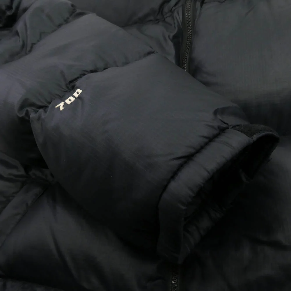 THE NORTH FACE ノースフェイス NF002YO 90s ヴィンテージ NUPSTE JACKET ヌプシ ダウン ジャケット ジップ アップ アウター ブラック系 ダークネイビー系 XL【中古】 - Image 4