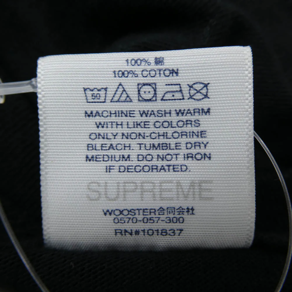 Supreme シュプリーム Box Logo Tee バーバリー ボックスロゴ クルーネック 半袖Tシャツ カットソー ブラック系 M【中古】 - Image 5