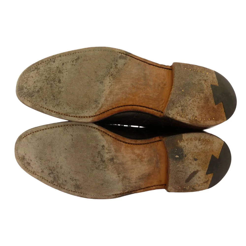 CROCKETT&JONES クロケットアンドジョーンズ PEMBROKE 2 ペンブローク レザー ウイングチップ シューズ ブラウン系 9【中古】 - Image 6