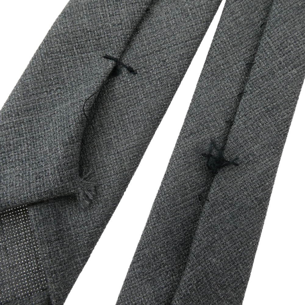 THOM BROWNE トムブラウン ウール ネクタイ グレー系【中古】 - Image 5