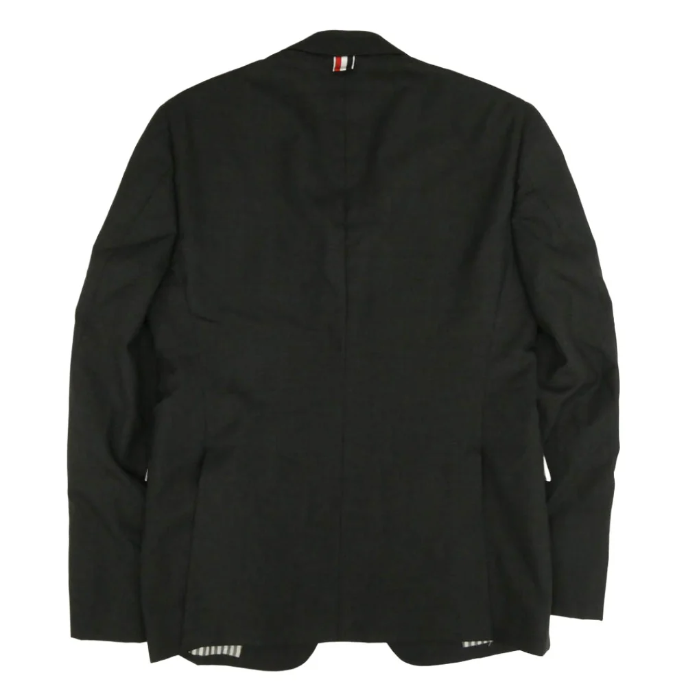 THOM BROWNE トムブラウン MJC001AW4314 ウール2B段返り 3B テーラード ジャケット セットアップ スーツ ダークグレー系 1【中古】 - Image 3