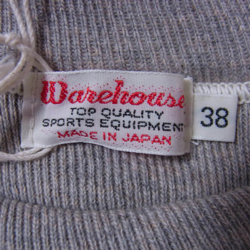 WAREHOUSE ウエアハウス Lot 401 無地 スウェット クルーネック グレー系 38【新古品】【未使用】【中古】 - Image 5