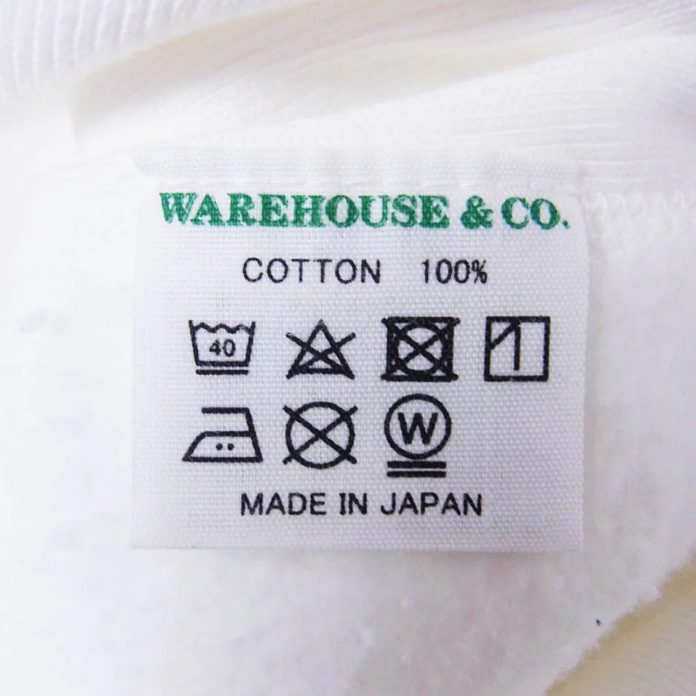 WAREHOUSE ウエアハウス Lot 483 無地 スウェット クルーネック オフホワイト系 M【新古品】【未使用】【中古】 - Image 6