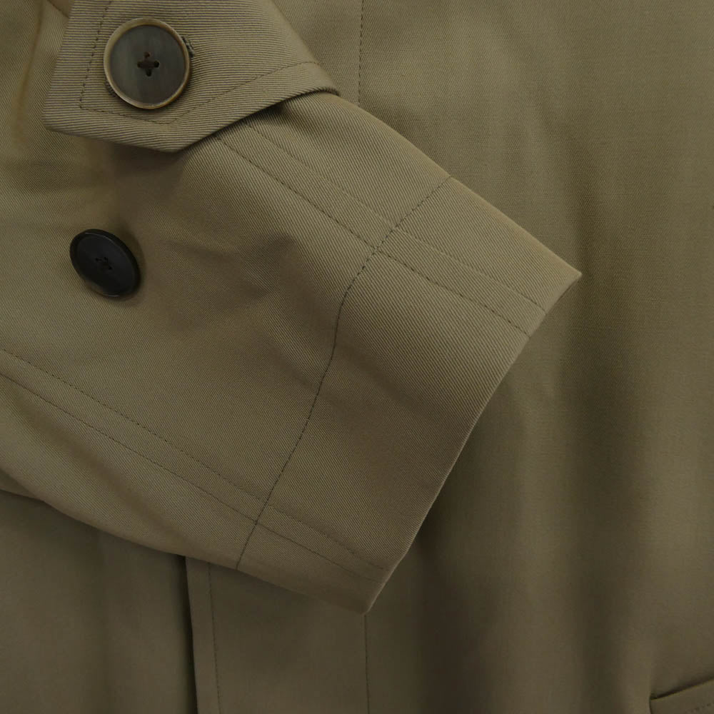 AURALEE オーラリー 26SS A26SC06MG Light wool max gabardine coat KHAKI BEIGE CHAMBRAY ライトウールマックスギャバジン ステンカラーコート ベージュ系【極上美品】【中古】 - Image 4