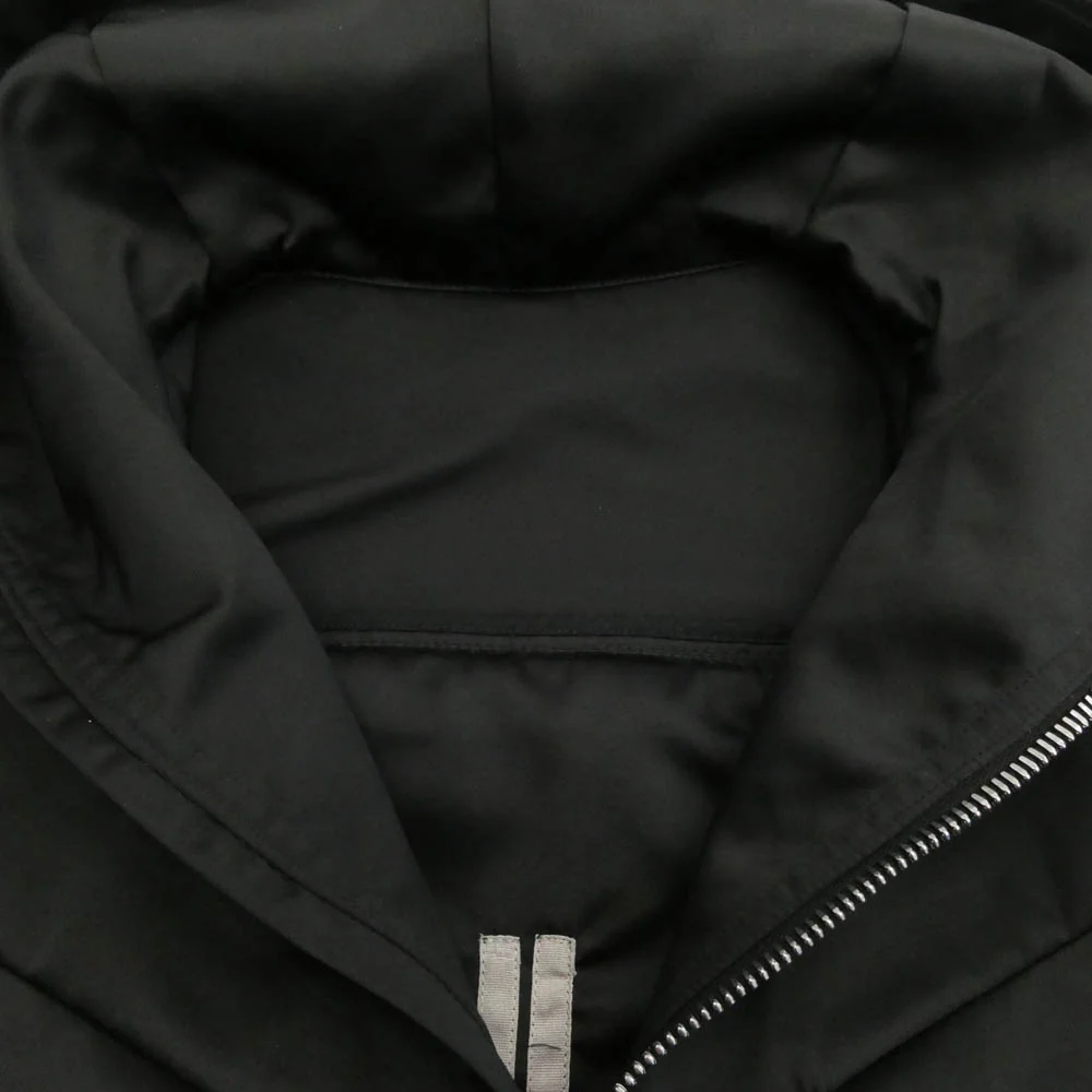 Rick Owens リックオウエンス 24SS RR01D3715-NBR LIDO期 Lido hooded zip-up jacket リド フーデッド ジップアップ ジャケット ブラック系 48【中古】 - Image 3