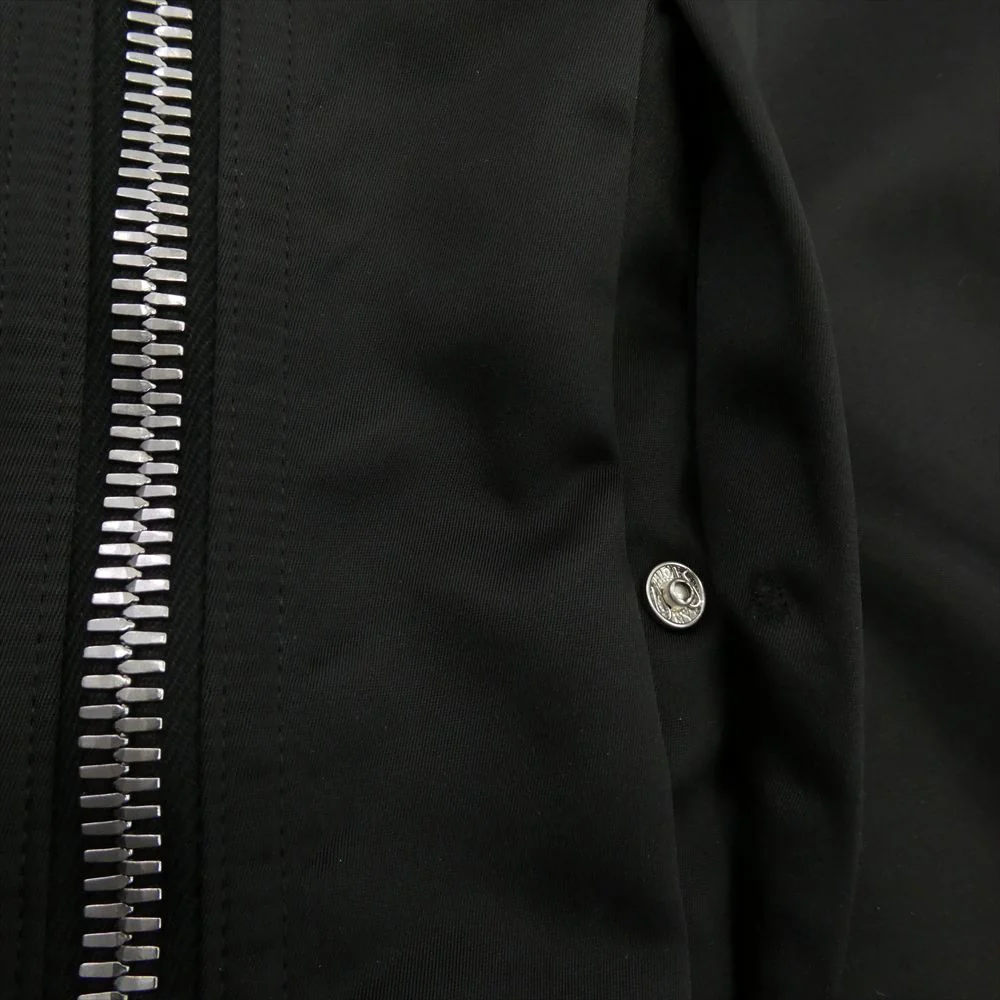Rick Owens リックオウエンス 24SS RR01D3715-NBR LIDO期 Lido hooded zip-up jacket リド フーデッド ジップアップ ジャケット ブラック系 48【中古】 - Image 8