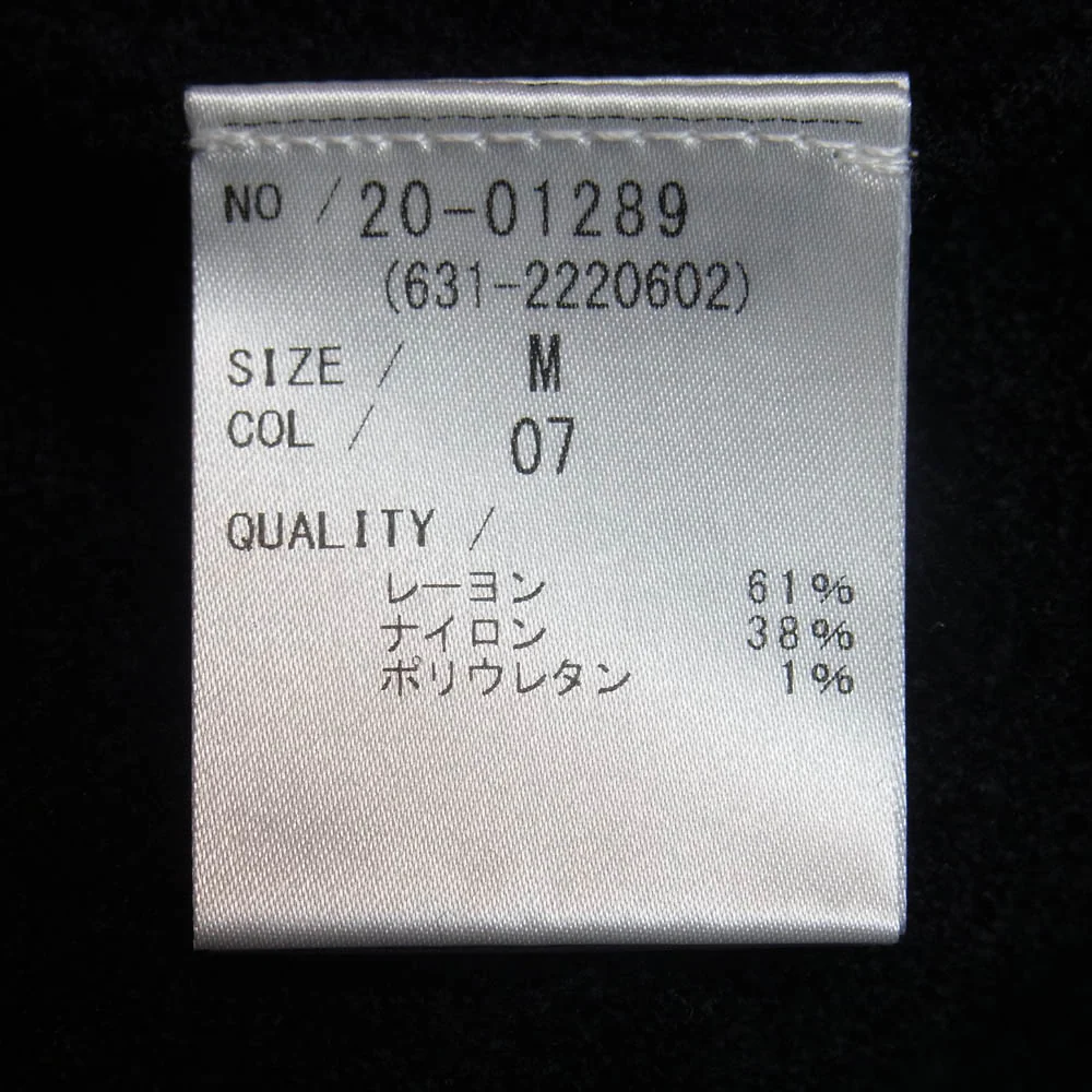 TORNADO MART トルネードマート 20-01289 レーヨン混 Vネック ニット カットソー ブラック系 M【中古】 - Image 6