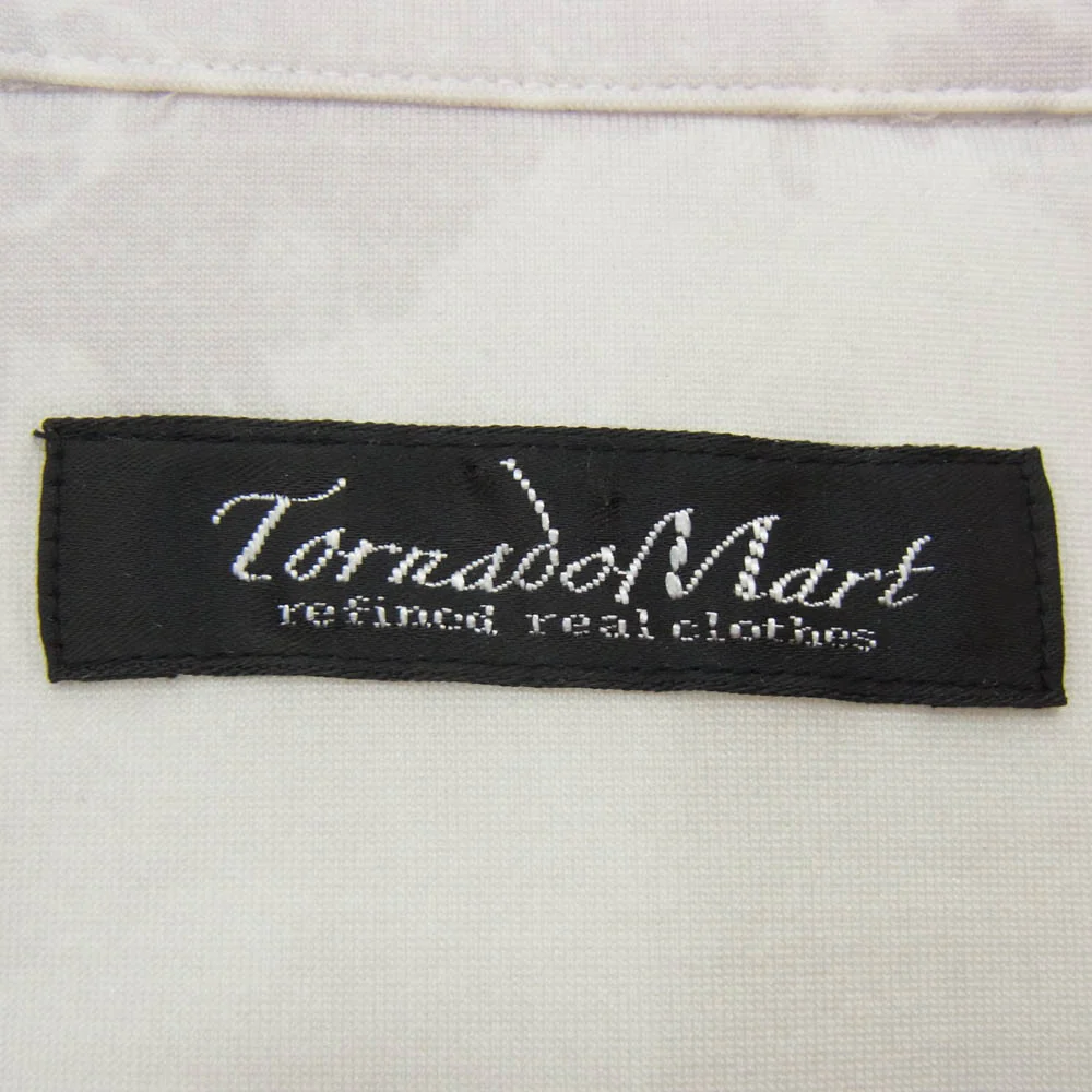 TORNADO MART トルネードマート 2-20-01057 擦れブロッサム 長袖 カッタウェイカラー シャツ ホワイト系 M【中古】 - Image 5