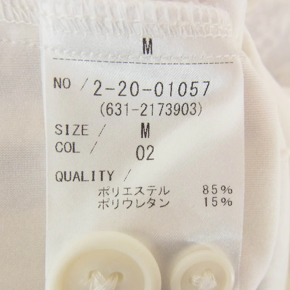 TORNADO MART トルネードマート 2-20-01057 擦れブロッサム 長袖 カッタウェイカラー シャツ ホワイト系 M【中古】 - Image 6