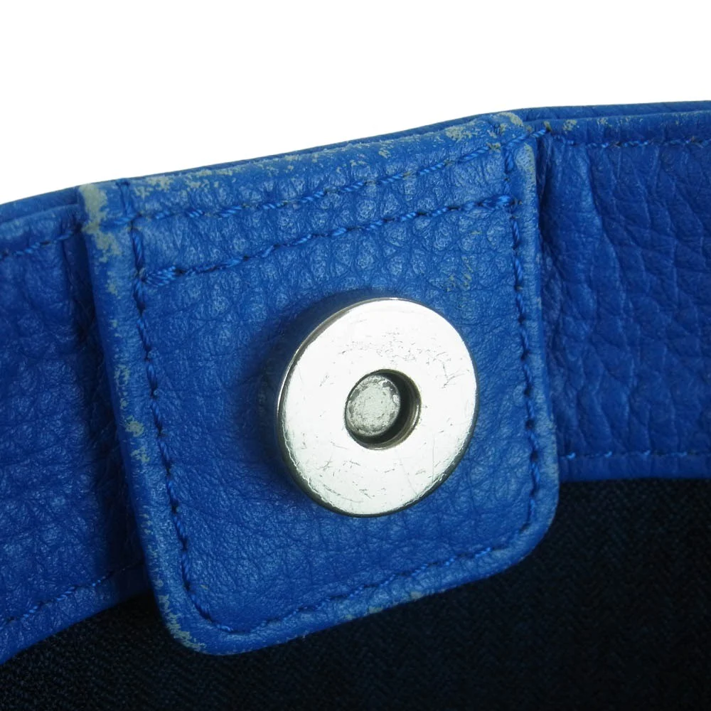 PELLE MORBIDA ペッレモルビダ レザー トート バッグ ブルー系【中古】 - Image 7