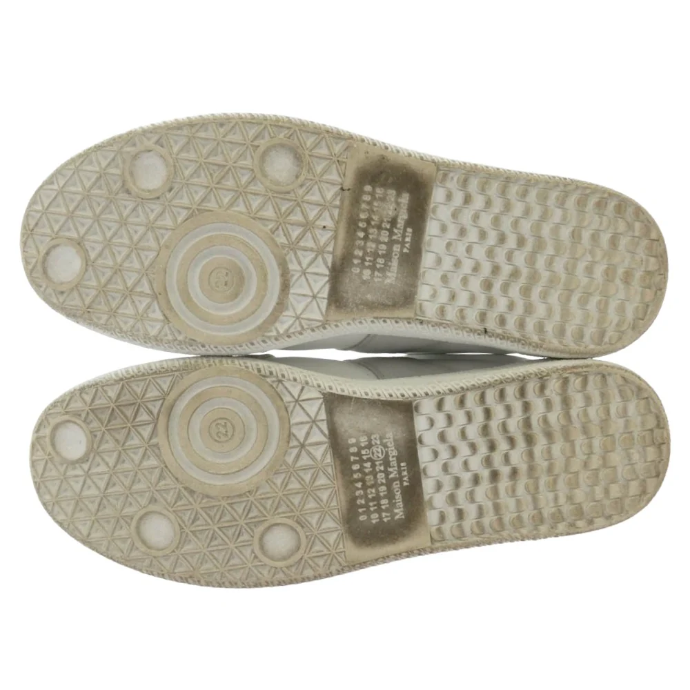 MAISON MARGIELA メゾンマルジェラ 22 イタリア製 REPLICA 70s sports shoes スポーツシューズ スニーカー ホワイト系 オフホワイト系 40【中古】 - Image 6