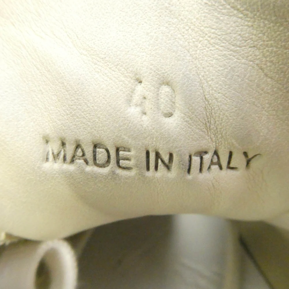 MAISON MARGIELA メゾンマルジェラ 22 イタリア製 REPLICA 70s sports shoes スポーツシューズ スニーカー ホワイト系 オフホワイト系 40【中古】 - Image 7