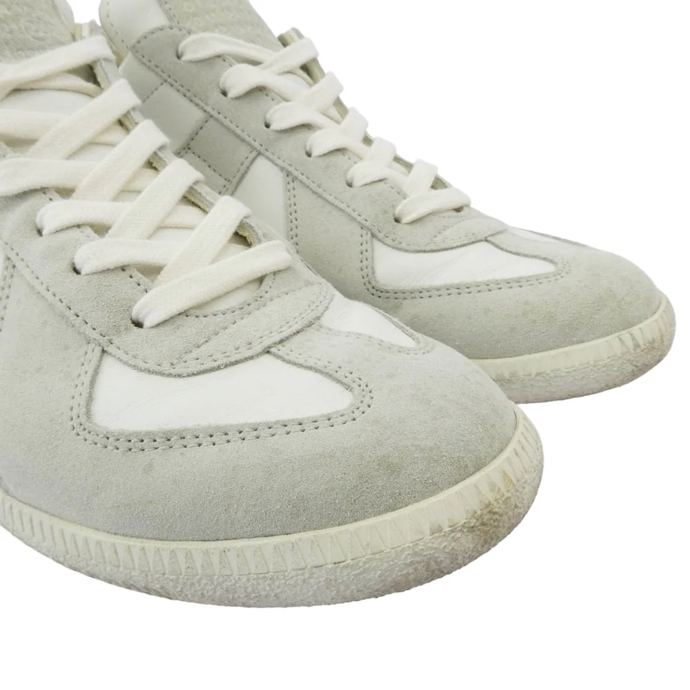 MAISON MARGIELA メゾンマルジェラ 22 イタリア製 REPLICA 70s sports shoes スポーツシューズ スニーカー ホワイト系 オフホワイト系 40【中古】 - Image 9