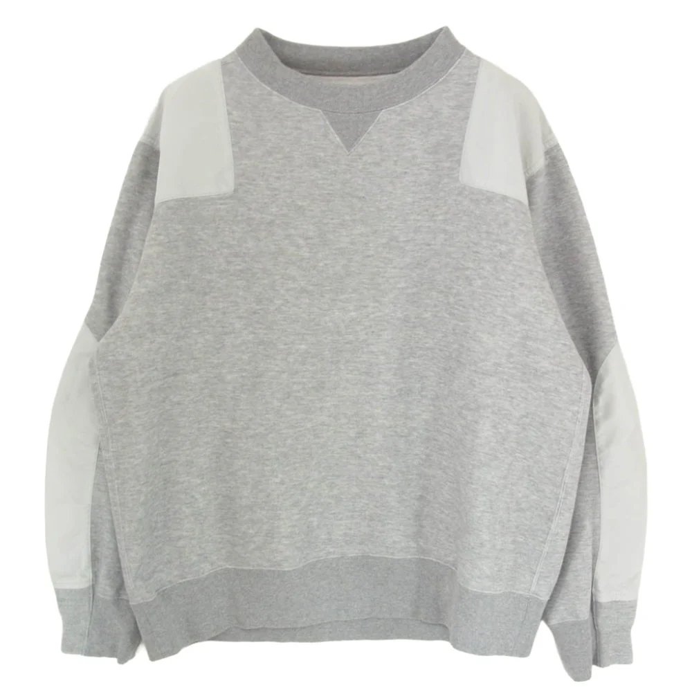 Sacai サカイ 24AW 24-03567M Sponge Sweat Pullover スポンジ スウェット プルオーバー グレー系 1【中古】
