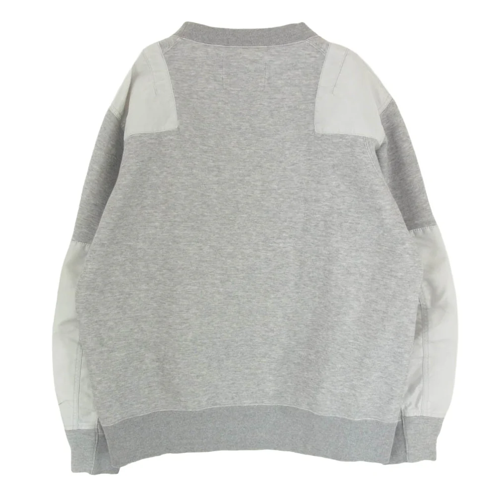 Sacai サカイ 24AW 24-03567M Sponge Sweat Pullover スポンジ スウェット プルオーバー グレー系 1【中古】 - Image 2