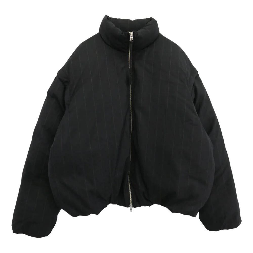 シーオール SAU41 DO181 M-002 MINIMAL DOWN JACKET チョークストライプ ミニマル ダウンジャケット ダークネイビー系 3【中古】
