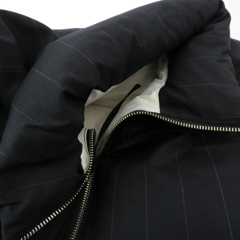 シーオール SAU41 DO181 M-002 MINIMAL DOWN JACKET チョークストライプ ミニマル ダウンジャケット ダークネイビー系 3【中古】 - Image 7