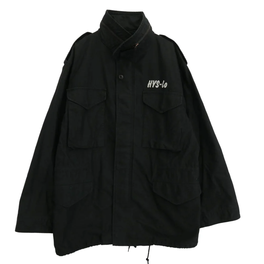 HYSTERIC GLAMOUR ヒステリックグラマー 22AW 02223AB21 TSUYOSHINOGUCHI 野口強 AGAINST THE WORLD M65 アゲインストザワールド フィールドジャケット ブラック系 L【中古】