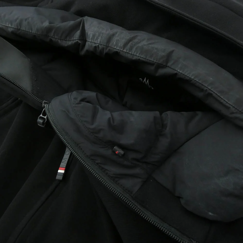 MONCLER モンクレール 17AW H20971A50740 53063 モンクレールジャパンタグ GRENOBLE PRAZ ストレッチ ナイロン ライナー ダウンジャケット ブラック系 3【中古】 - Image 9
