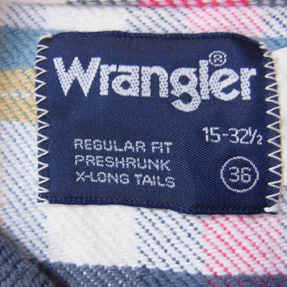 N.HOOLYWOOD エヌハリウッド S9093 ×Wrangler ラングラー ヘビーフランネル ウエスタン 長袖 シャツ レッド系 36【中古】 - Image 5