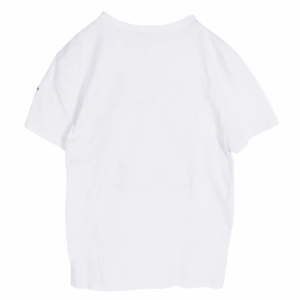 MONCLER モンクレール E10918044750 MAGLIA ハイビスカス マグリア クルーネック 半袖Tシャツ ホワイト系 S【中古】 - Image 2