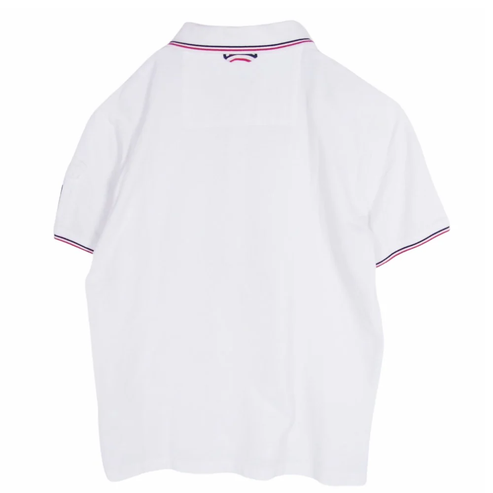 MONCLER モンクレール C13918317600 GAMME BLEU MAGLIA POLO ガムブルー マグリア 半袖 ポロシャツ ホワイト系 L【中古】 - Image 2