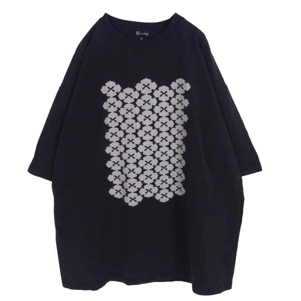 ガッキン CLASSIC HANABATSU LOGO T SHIRT 花罰 Tシャツ ブラック系 XL【中古】