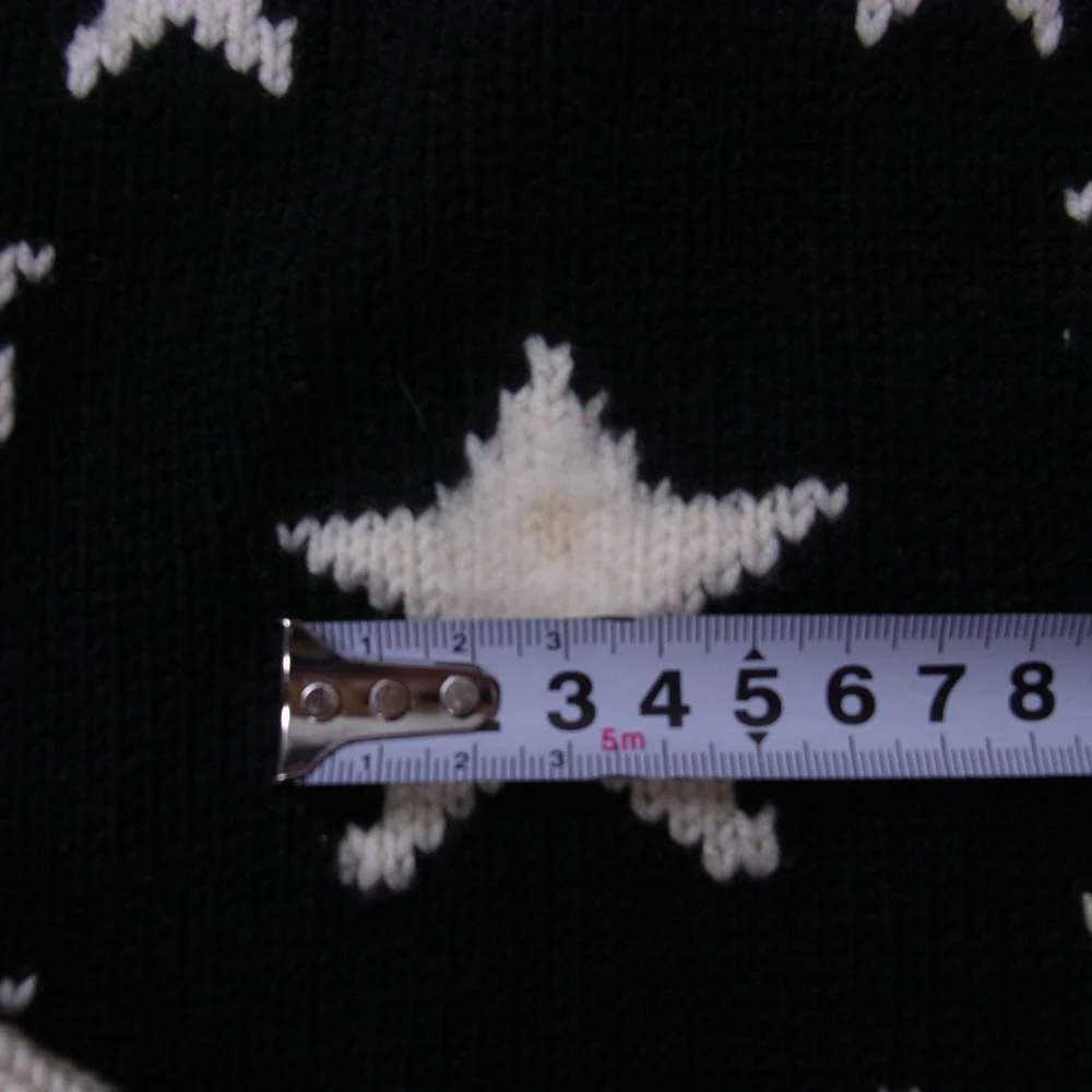 GIVENCHY ジバンシィ 17AW 17F 7604 524 スター クルーネック ニット セーター ブラック系 M【中古】 - Image 7