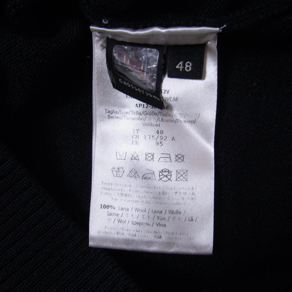 FENDI フェンディ バッグバグズ ウール ハイゲージ ニット セーター ネイビー系 48【中古】 - Image 5