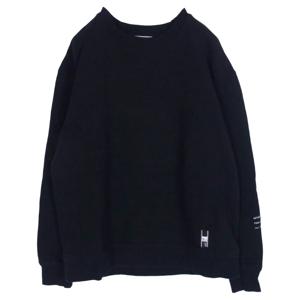MONCLER モンクレール 18AW D209U8040250 × FRAGMENT DESIGN MAGLIA フラグメント マグリア クルーネックスウェット ブラック系 S【中古】