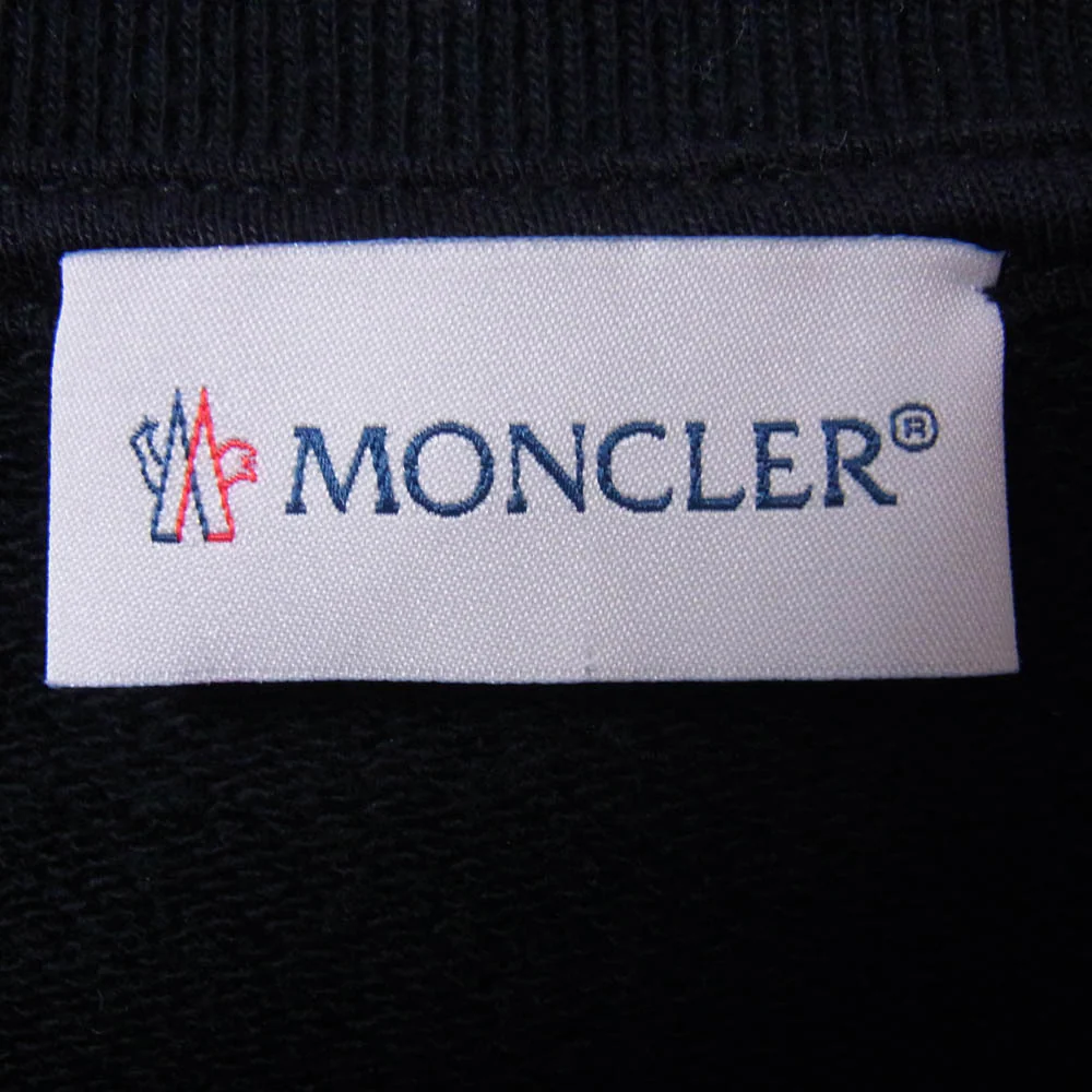 MONCLER モンクレール 18AW D209U8040250 × FRAGMENT DESIGN MAGLIA フラグメント マグリア クルーネックスウェット ブラック系 S【中古】 - Image 5