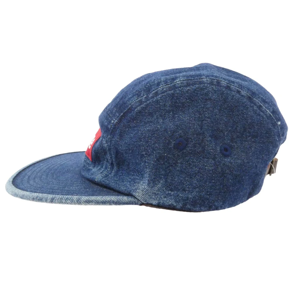 Supreme シュプリーム Denim Camp Cap インディゴ デニム キャンプキャップ ボックスロゴ インディゴブルー系【極上美品】【中古】 - Image 2
