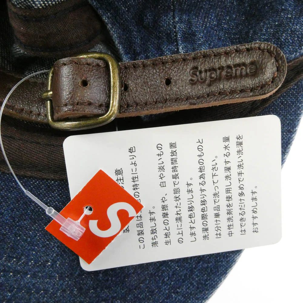Supreme シュプリーム Denim Camp Cap インディゴ デニム キャンプキャップ ボックスロゴ インディゴブルー系【極上美品】【中古】 - Image 5