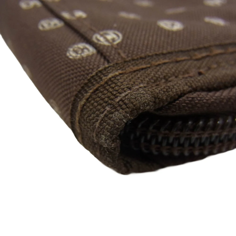 STUSSY ステューシー Monogram Print Zip Wallet モノグラム ラウンドジップ ウォレット ブラウン系【中古】 - Image 7