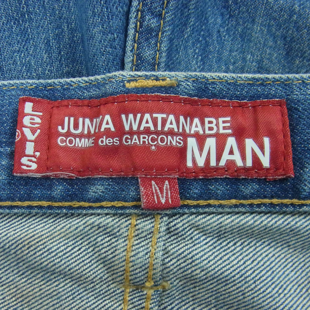 JUNYA WATANABE COMME des GARCONS MAN ジュンヤワタナベコムデギャルソンマン 20SS WE-P202 501XX 1947年モデル カスタマイズ リペア加工 綿デニム製品加工 パンツ インディゴブルー系 W32 L32【中古】 - Image 5