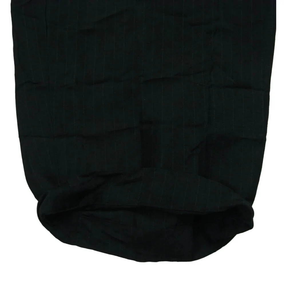 COMME des GARCONS HOMME コムデギャルソンオム 25SS HO-P028 エステルラミーツイル ストライプ 製品加工 ドローストリング パンツ ブラック系 M【中古】 - Image 3